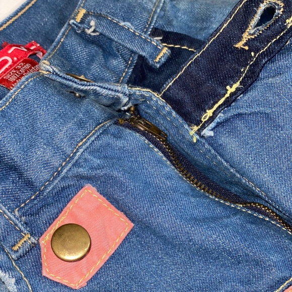 P.O.V jeans with multiple pockets/patchwork/zipper - Picture 11 of 16